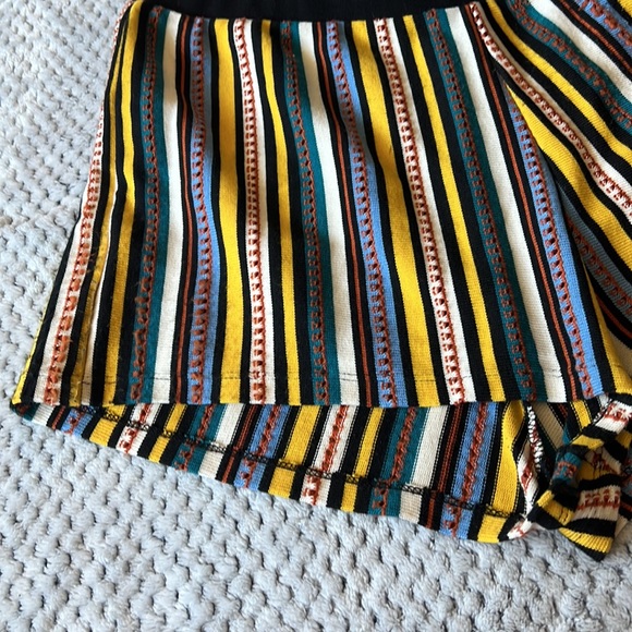 Zara Striped Cotton Minishorts - Picture 5 of 6